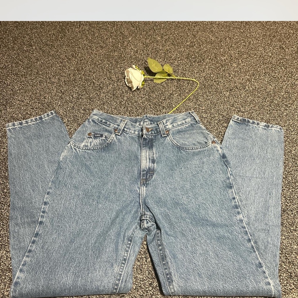 Lee Blue Straight Leg Jeans Classic Style